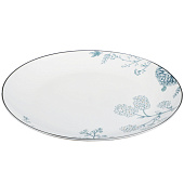 Тарелка подстановочная BY COLLECTION Флорес опаловое стекло 24 см 818-580 Тарелка подстановочная BY COLLECTION Флорес опаловое стекло 24 см 818-580