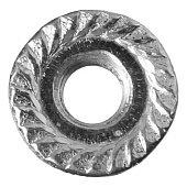 Гайка с фланцем DIN 6923 М10, 4шт, цинк Гайка с фланцем DIN 6923 М10, 4шт, цинк