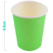  Набор бумажных стаканов 16 шт. "Party green", (9,5 см) 