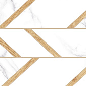  Плитка  40х27 Vega GT Белый орнамент 9VG0105TG /GlobalTile (1,08м2) 