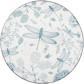 Тарелка десертная BY COLLECTION Флорес опаловое стекло 21,5 см 818-582 Тарелка десертная BY COLLECTION Флорес опаловое стекло 21,5 см 818-582