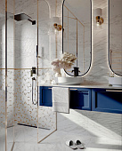  Плитка напольная 41.8х41.8 Marble белый /БерезаКерамика (1,4м2) 