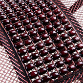 Поддержка под спину анатомическая массажная SKYWAY Support-03 полиэстер/дерево коричневый Поддержка под спину анатомическая массажная SKYWAY Support-03 полиэстер/дерево коричневый