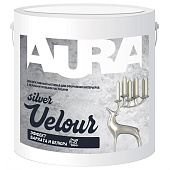  Декоративно-отделочный акриловый материал "AURA Velour Silver" 2,5кг 