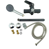 Смеситель для ванны длинный излив черный R0263F-1 Rainsberg Смеситель для ванны длинный излив черный R0263F-1 Rainsberg