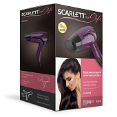 Фен SCARLETT SC-HD 70 T28 фиолетовый с черным 1000Вт Фен SCARLETT SC-HD 70 T28 фиолетовый с черным 1000Вт