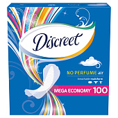 Ежедневные гигиенические прокладки DISCREET Женские Air Multiform 100шт Ежедневные гигиенические прокладки DISCREET Женские Air Multiform 100шт