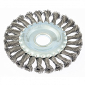 Щетка плоская для УШМ 125 мм,пос. 22.2 мм,круч. пров. 0.5 мм Matrix Щетка плоская для УШМ 125 мм,пос. 22.2 мм,круч. пров. 0.5 мм Matrix