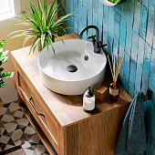  Тумба Craft со столешницей (под раковину чашу) дуб балтийский T8/DB CRF0108DB Aqwella 