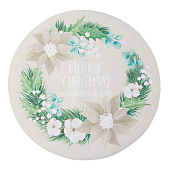 Салфетка новогодняя на стол «Beautiful Сhristmas», 30х30 см, 5167881 Салфетка новогодняя на стол «Beautiful Сhristmas», 30х30 см, 5167881