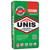 Штукатурка гипсовая теплосберегающая армированная Теплон (30кг) /Unis Штукатурка гипсовая теплосберегающая армированная Теплон (30кг) /Unis