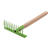 Грабли витые, 10-зубые, 180 мм, с рукояткой 300 мм СИБРТЕХ, 61762 Грабли витые, 10-зубые, 180 мм, с рукояткой 300 мм СИБРТЕХ, 61762