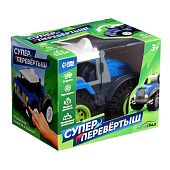 Трактор-перевёртыш Автоград Хозяин фермы, цвет синий, 7652112 Трактор-перевёртыш Автоград Хозяин фермы, цвет синий, 7652112