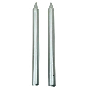 Свечи интерьерные Античные, 2 штуки h24,5см Цвет: серебро Свечи интерьерные Античные, 2 штуки h24,5см Цвет: серебро