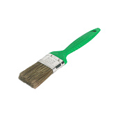 Кисть плоская для деревозащитных средств 38мм, натуральная щетина, пластиковая ручка, T4P Кисть плоская для деревозащитных средств 38мм, натуральная щетина, пластиковая ручка, T4P