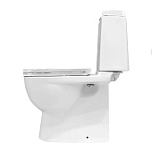Унитаз-компакт Best comfort универсальный выпуск сиденье дюропласт с микролифтом WC.CC/Best/2-DM/WHT.G/S1 Sanita Luxe