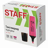 Текстовыделитель STAFF EVERYDAY HL-638, РОЗОВЫЙ, линия 1-5 мм, 151641 Текстовыделитель STAFF EVERYDAY HL-638, РОЗОВЫЙ, линия 1-5 мм, 151641