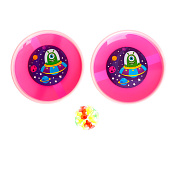 Игра-липучка «Монстрик», 2 тарелки, шарик, микс Игра-липучка «Монстрик», 2 тарелки, шарик, микс