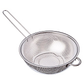 Дуршлаг с ручкой Vetta 22 см нержавеющая сталь 886-036 Дуршлаг с ручкой Vetta 22 см нержавеющая сталь 886-036