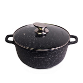Кастрюля Kamille 4,5 л "чёрный мрамор" 4405 Кастрюля Kamille 4,5 л "чёрный мрамор" 4405