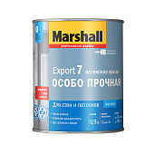  Краска Marshall EXPORT 7 матовая латексная BW 0,9л 
