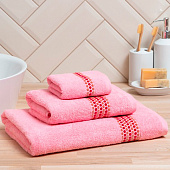  Полотенце 50х90 махровое Love Life «Адажио» розовый, 100% хл, 450 гр/м2 