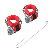 Браслет противоскольжения на колеса REXANT для легковых автомобилей, однорядные, 2 шт Браслет противоскольжения на колеса REXANT для легковых автомобилей, однорядные, 2 шт