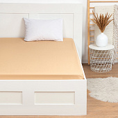  Простыня на резинке 180х200 Этель хлопок, бязь, бежевый, 9046064 