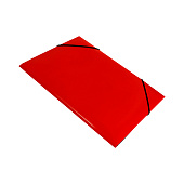  Папка на резинке  1 отд. А4 700мкм Бюрократ DeLuxe 30мм, красная DL510RED1135781 