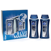  Подарочный набор Blue Marine мужской (Шампунь 250 мл + Гель для душа 250 мл) 