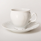  Чашка 240 мл с блюдцем 160 мм высокая Thun Bernadotte,недекорированная БТФ0062 