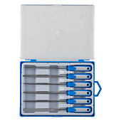  Надфили,насечка 2=бархатная, 100мм, 6шт/ЗУБР "ЭКСПЕРТ" 