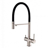  Смеситель для кухни Neosteel с гибким изливом хром 3188611SSB Gross Aqua 
