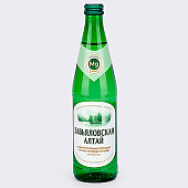 Вода минеральная природная лечебно-столовая питьевая Завьяловская газированная, СТЕКЛОБУТЫЛКА 0, 45 л 