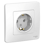 Розетка 1-м СП BLANCA 16А с/з бел. SchE BLNRS001011 Розетка 1-м СП BLANCA 16А с/з бел. SchE BLNRS001011