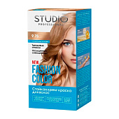  Краска для волос STUDIO FASHION COLOR стойкая 9.75 Карамельный блондин 