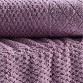  Полотенце 50x90 махровое Лоренцо сливовый 