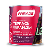 Лак алкидно-уретановый  Террасы & Веранды Матовый PARADE L25 0,75л