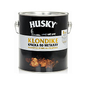 Краска по металлу глянцевая золото 0,25л / HUSKY-KLONDIKE Краска по металлу глянцевая золото 0,25л / HUSKY-KLONDIKE