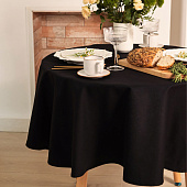  Скатерть (саржа) d146 Этель Home чёрный 10472196 