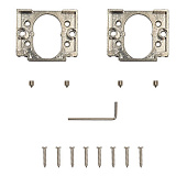 Накладки цилиндровые Code Deco Fusion DP-C-100-BLM, черный матовый