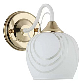  Бра классическое 10067/1wFGD+WT WT 40Вт E27 /ЭкономСвет 