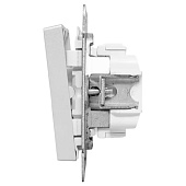 Выключатель встраиваемый 3 клавиши, цвет белый, EKF Эпика Выключатель встраиваемый 3 клавиши, цвет белый, EKF Эпика