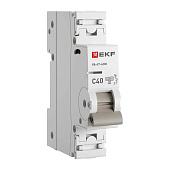 Выключатель автоматический 1 полюс 40А, 6кА, ВА 47-63N, EKF PROxima