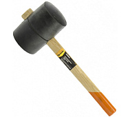 Киянка резиновая 450г, черная резина, деревянная рукоятка, Sparta Киянка резиновая 450г, черная резина, деревянная рукоятка, Sparta