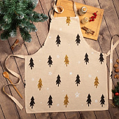 Фартук (рогожка) Доляна Christmas mood, 60х65 см 4980239 Фартук (рогожка) Доляна Christmas mood, 60х65 см 4980239