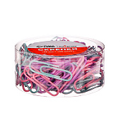 Скрепки 28 мм, пастель, в пластиковой тубе, 100 штук, 10771172 Скрепки 28 мм, пастель, в пластиковой тубе, 100 штук, 10771172