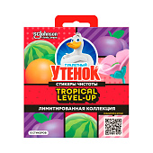  Стикер чистоты для унитаза Туалетный Утёнок 6 шт. Tropical level-up, фруктовый 