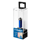 Фреза кромочная с ниж. подшип., 12,7х25мм, хв.8мм ЗУБР Фреза кромочная с ниж. подшип., 12,7х25мм, хв.8мм ЗУБР