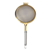 Сито для просеивания Magistro Arti gold, 6х16х35 см, золотой 7139493